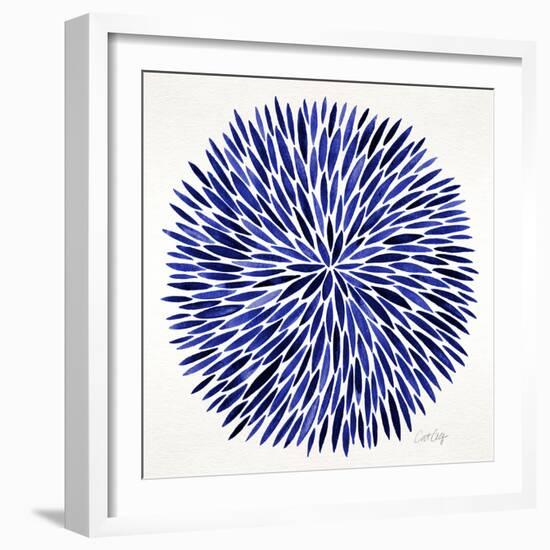 Burst in Navy Palette-Cat Coquillette-Framed Giclee Print