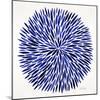 Burst in Navy Palette-Cat Coquillette-Mounted Giclee Print