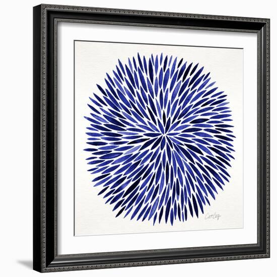 Burst in Navy Palette-Cat Coquillette-Framed Giclee Print