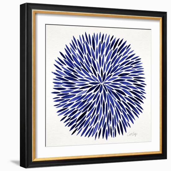 Burst in Navy Palette-Cat Coquillette-Framed Giclee Print