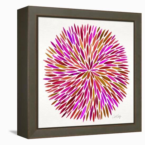 Burst in Pink Palette-Cat Coquillette-Framed Premier Image Canvas