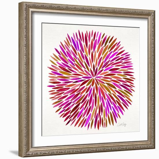 Burst in Pink Palette-Cat Coquillette-Framed Giclee Print