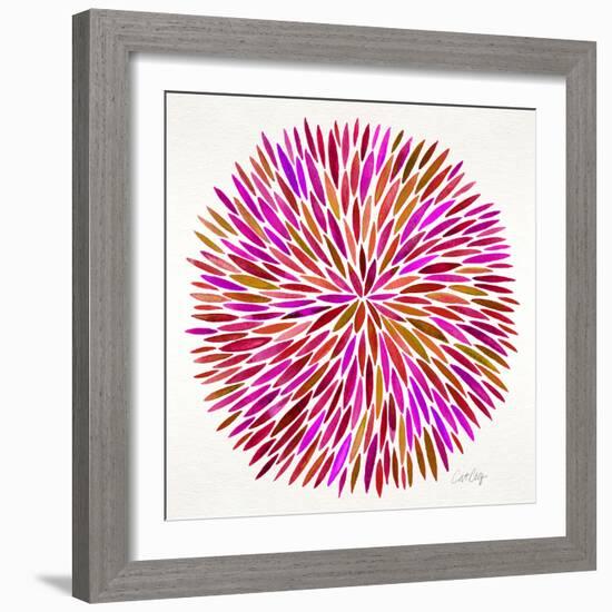 Burst in Pink Palette-Cat Coquillette-Framed Giclee Print