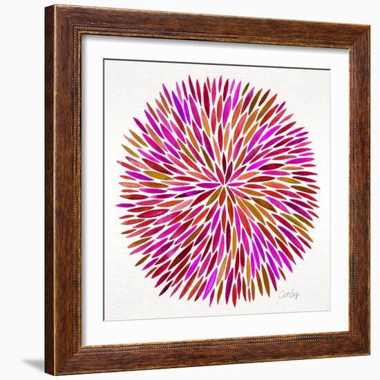 Burst in Pink Palette-Cat Coquillette-Framed Giclee Print