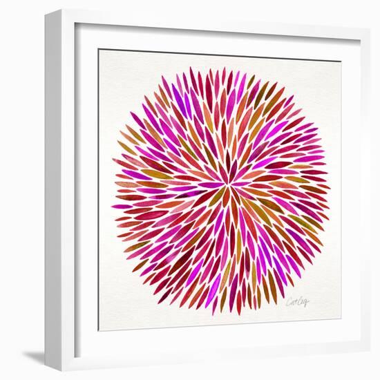 Burst in Pink Palette-Cat Coquillette-Framed Giclee Print