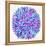 Burst in Purple Palette-Cat Coquillette-Framed Premier Image Canvas