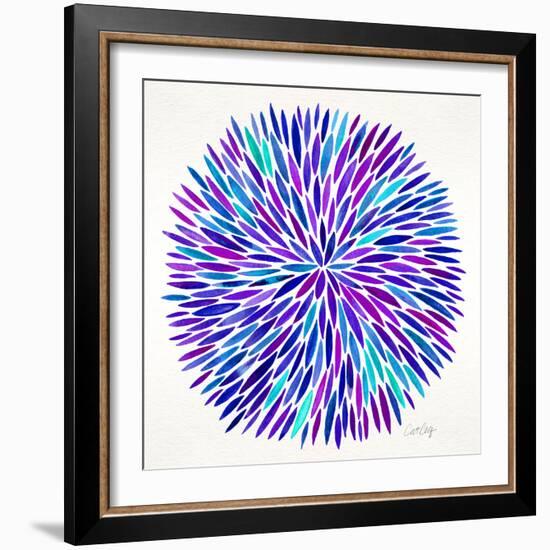 Burst in Purple Palette-Cat Coquillette-Framed Giclee Print