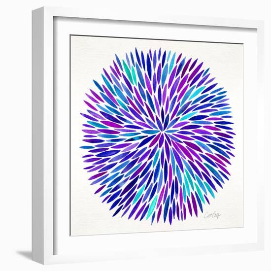 Burst in Purple Palette-Cat Coquillette-Framed Giclee Print