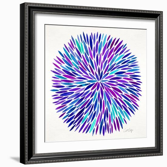 Burst in Purple Palette-Cat Coquillette-Framed Giclee Print