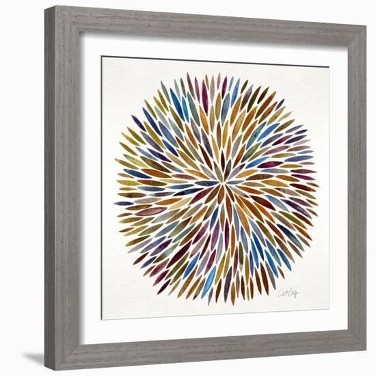 Burst in Retro Palette-Cat Coquillette-Framed Giclee Print