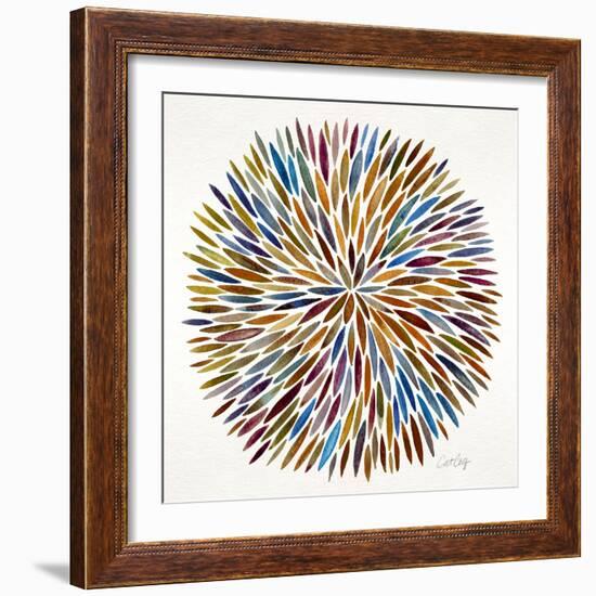 Burst in Retro Palette-Cat Coquillette-Framed Giclee Print