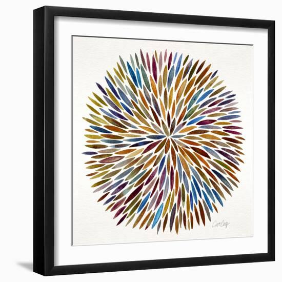 Burst in Retro Palette-Cat Coquillette-Framed Giclee Print