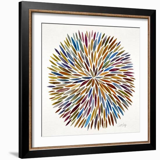 Burst in Retro Palette-Cat Coquillette-Framed Giclee Print