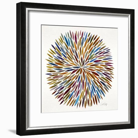 Burst in Retro Palette-Cat Coquillette-Framed Giclee Print