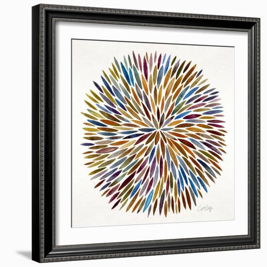 Burst in Retro Palette-Cat Coquillette-Framed Giclee Print