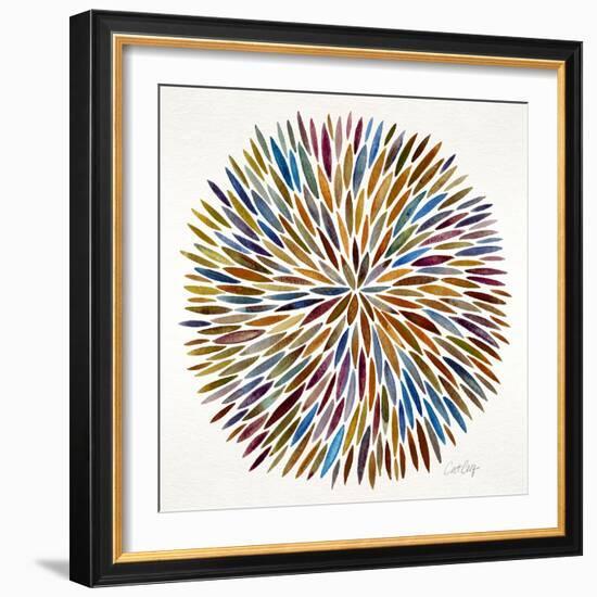 Burst in Retro Palette-Cat Coquillette-Framed Giclee Print