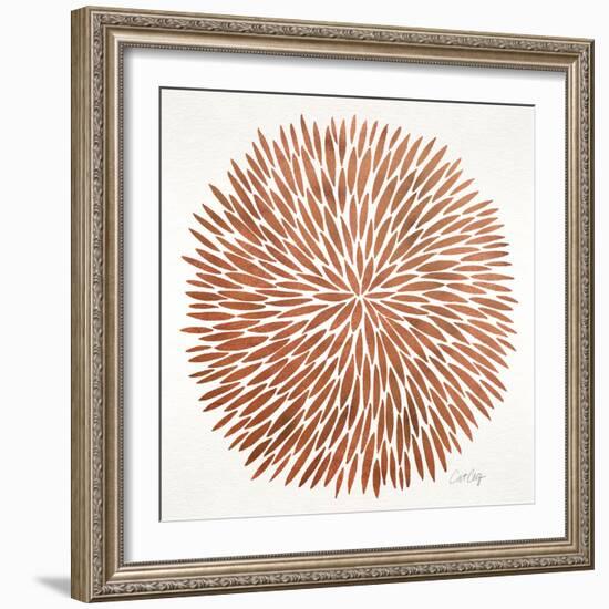 Burst in Rose Gold Palette-Cat Coquillette-Framed Giclee Print