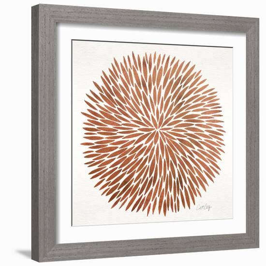 Burst in Rose Gold Palette-Cat Coquillette-Framed Giclee Print