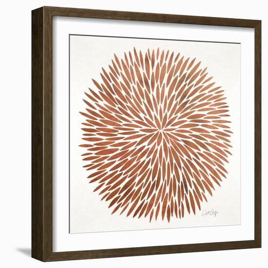 Burst in Rose Gold Palette-Cat Coquillette-Framed Giclee Print