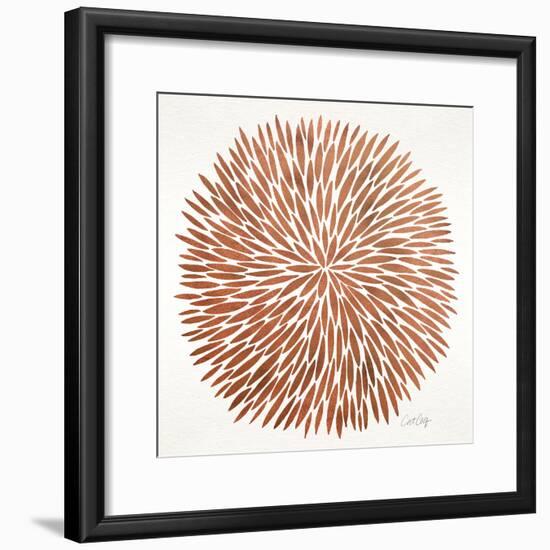 Burst in Rose Gold Palette-Cat Coquillette-Framed Giclee Print