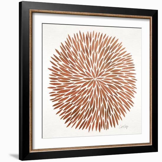 Burst in Rose Gold Palette-Cat Coquillette-Framed Giclee Print