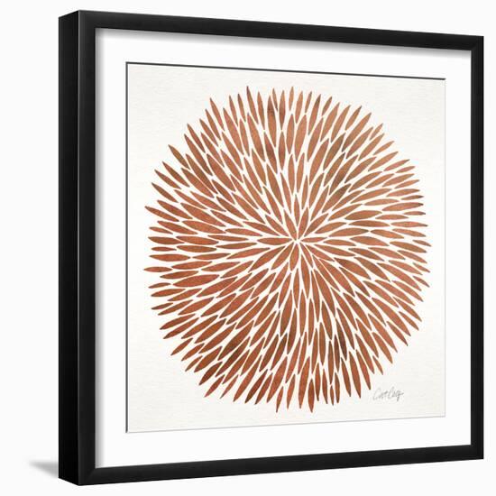 Burst in Rose Gold Palette-Cat Coquillette-Framed Giclee Print