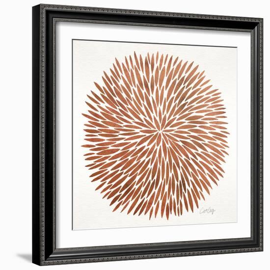 Burst in Rose Gold Palette-Cat Coquillette-Framed Giclee Print