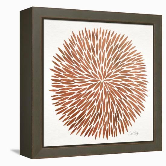 Burst in Rose Gold Palette-Cat Coquillette-Framed Premier Image Canvas