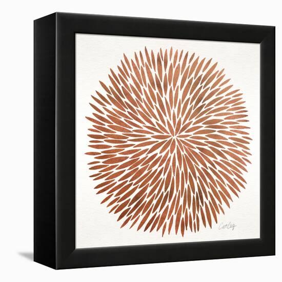 Burst in Rose Gold Palette-Cat Coquillette-Framed Premier Image Canvas