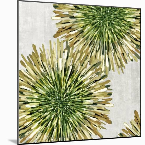 Burst of Green-Eva Watts-Mounted Art Print