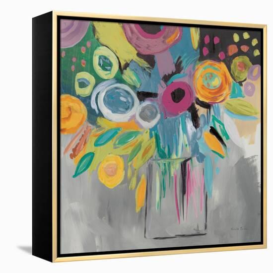 Burst of Magic Autumn-Farida Zaman-Framed Stretched Canvas