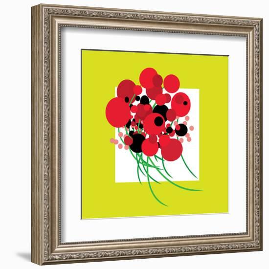 Burstin' Bouquet-null-Framed Art Print