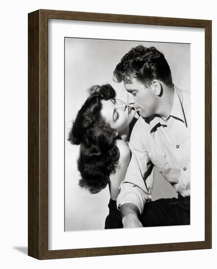 Burt Lancaster, Ava Gardner "The Killers",l 1946, Directed by Robert Siodmak-null-Framed Photographic Print