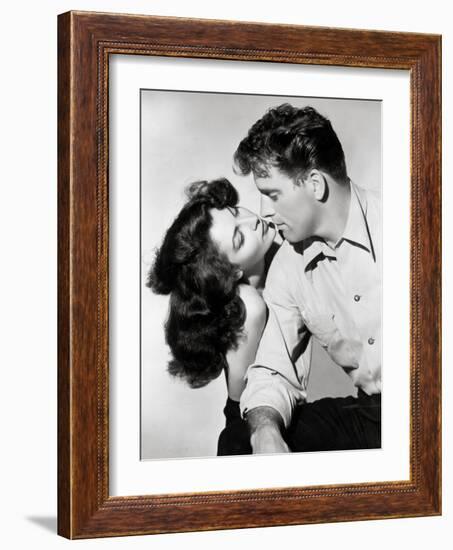 Burt Lancaster, Ava Gardner "The Killers",l 1946, Directed by Robert Siodmak-null-Framed Photographic Print