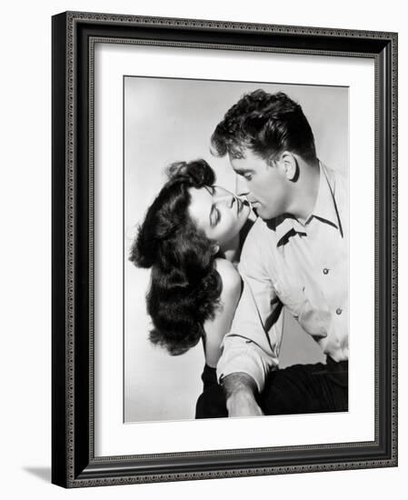 Burt Lancaster, Ava Gardner "The Killers",l 1946, Directed by Robert Siodmak-null-Framed Photographic Print