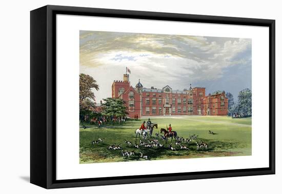 Burton Constable, Yorkshire, Home of Baronet Constable, C1880-AF Lydon-Framed Premier Image Canvas