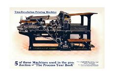 Two-Revolution Printing Machine, C1908-Burton-Rake-Giclee Print