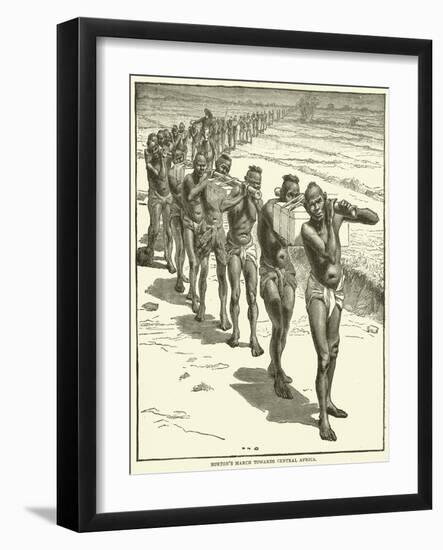 Burton's March Towards Central Africa-null-Framed Giclee Print