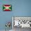 Burundi Flag Design with Wood Patterning - Flags of the World Series-Philippe Hugonnard-Framed Stretched Canvas displayed on a wall