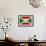 Burundi Flag Design with Wood Patterning - Flags of the World Series-Philippe Hugonnard-Framed Premium Giclee Print displayed on a wall