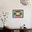 Burundi Flag Design with Wood Patterning - Flags of the World Series-Philippe Hugonnard-Framed Premium Giclee Print displayed on a wall