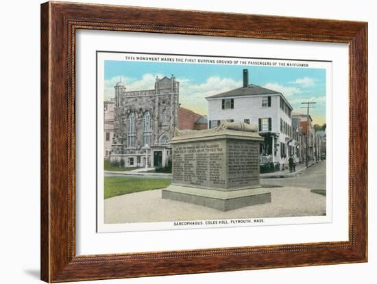 Buryimg Ground, Plymouth-null-Framed Art Print