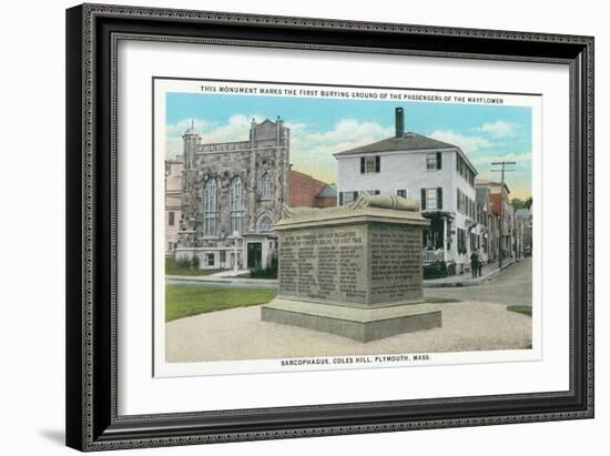 Buryimg Ground, Plymouth-null-Framed Art Print