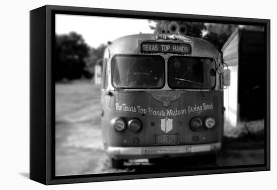 Bus 2 BW-John Gusky-Framed Premier Image Canvas
