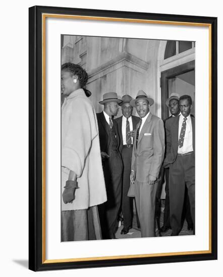 Bus Boycott Trial King-Gene Herrick-Framed Photographic Print