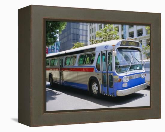 Bus, Downtown San Diego, California, USA-Fraser Hall-Framed Premier Image Canvas