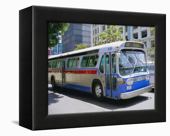 Bus, Downtown San Diego, California, USA-Fraser Hall-Framed Premier Image Canvas