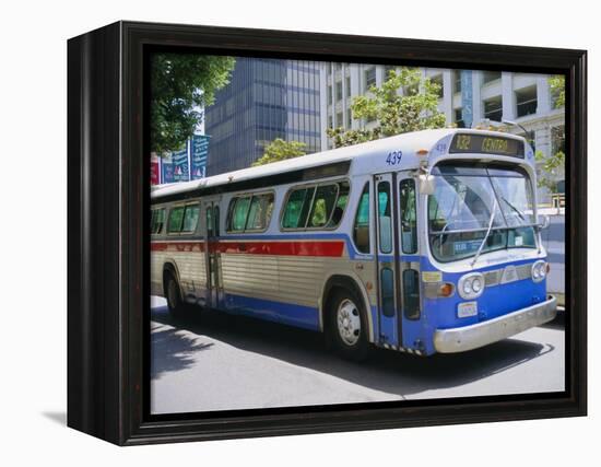 Bus, Downtown San Diego, California, USA-Fraser Hall-Framed Premier Image Canvas