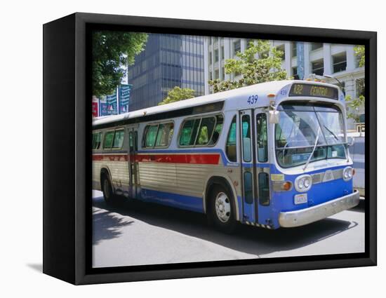 Bus, Downtown San Diego, California, USA-Fraser Hall-Framed Premier Image Canvas