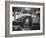 Bus Driver on Empty Bus During Boycotting by African Americans-null-Framed Photographic Print